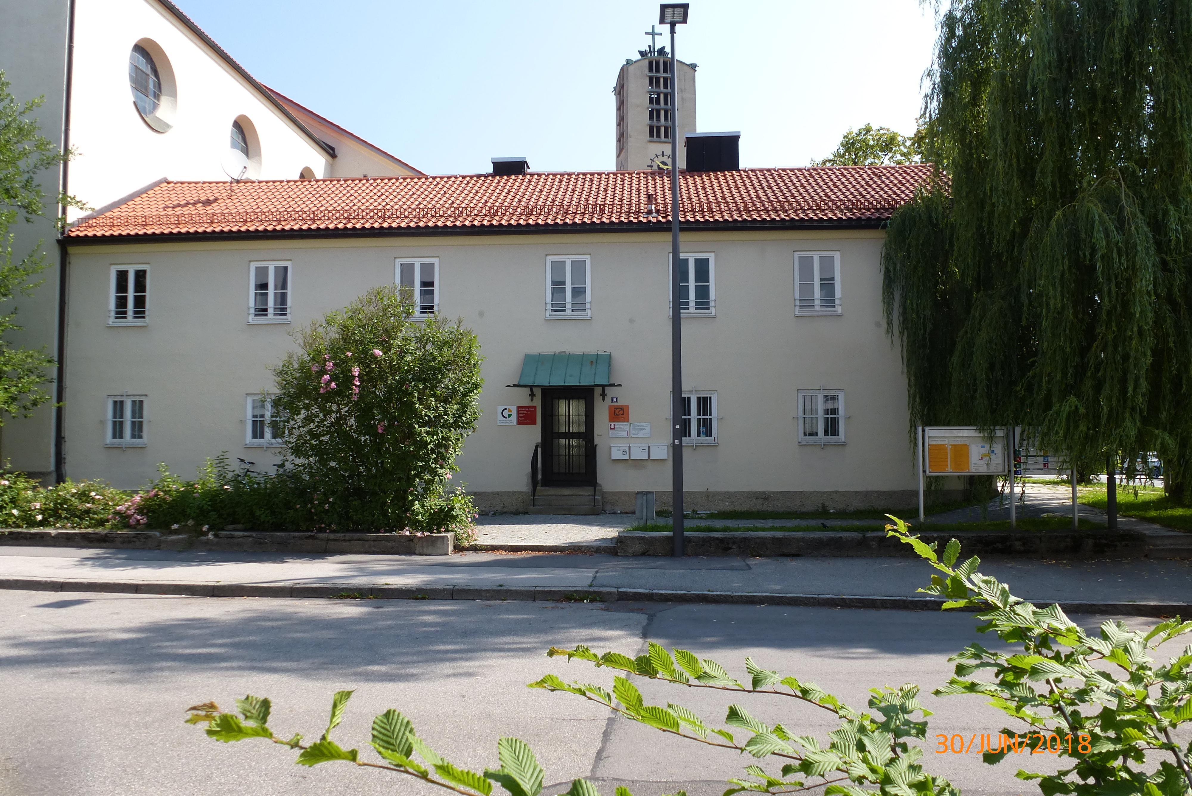 Gebäude der Penzberger Tafel unter dem Dach der Kirchen e.V.